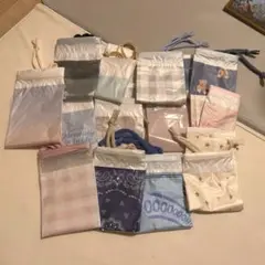 100均　ビニール巾着　まとめ売り　約27×25センチ