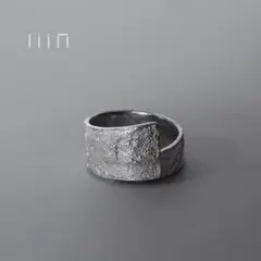錫リング 15mm テーパー｜皺景（Syōkei）｜フリーサイズ・ユニセックスのサムネイル