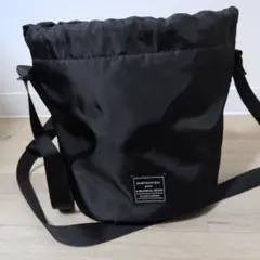 【しまむら】ブラック 巾着型 ショルダーバッグのサムネイル