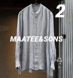 MAATEE&SONS 26SS フリンジシャツ ドゥルンの緯糸アムンゼン3 - メルカリ