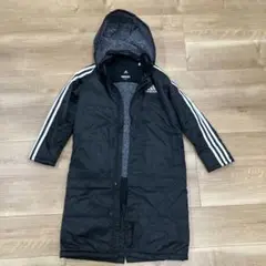 adidas ベンチコート130黒