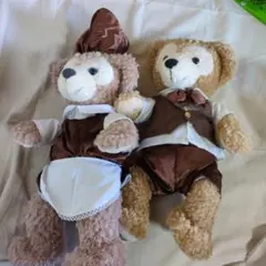 ダッフィー シェリーメイ ぬいぐるみ Sサイズ　ディズニーシー　熊　クマ