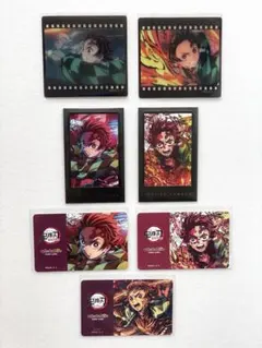 鬼滅の刃　ダイニング　チェキ風ブロマイド　クリアカード　ポイントカード　炭治郎