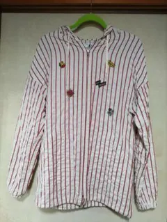 HYSTERIC GLAMOUR ストライプ フードジャケット　パーカー