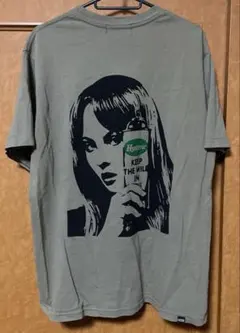 【土日限定値下げ！】HYSTERIC GLAMOUR Tシャツ，カーキ-サイズL