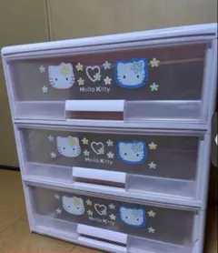 レア 希少 カオハナキティ 収納ケース 小物入れ 4点セット - メルカリ