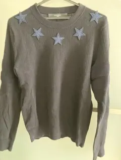 Givenchy ネイビー星型刺繍セーターのサムネイル