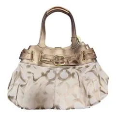 COACH マディソン オプアート キャンバスショルダーバッグ