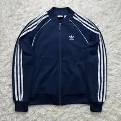 極美品 S アディダス SST トラックジャケット ジャージ ネイビー　紺