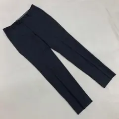 グレーテーパードパンツ スラックスウール ポリエステル Mサイズ