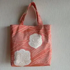 No.79 着物リメイク　絞り　小　トートバック　サブバッグ