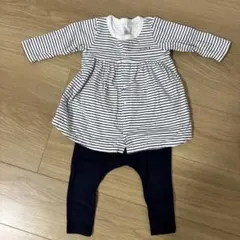 プチバトー　セットアップ　12M/74ｃｍ