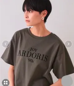 【OPAQUE.CLIP】フロッキーロゴTシャツ【洗濯機洗い可】