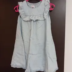 mezzo piano ライトブルーデニム ワンピース 130