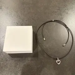 h'eres CETACEA LEATHER CHOKER NECKLACEのサムネイル