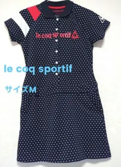 le coq sportif GOLF✧ルコック ドットワンピース 吸汗速乾 M