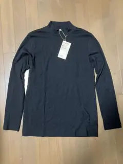 【 新品 】無印良品 / ハイネック長袖Tシャツ　Lサイズ