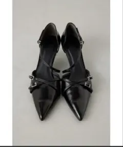 AZUL by moussy クロスポインテッドパンプス