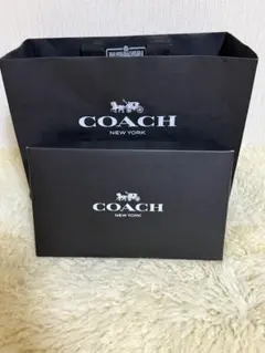 新品　ショッパー&ギフトボックス付　COACH ニット手袋　サイズS/M 新品 ショッパー&ギフトボックス付 COACH ニット手袋 サイズS/M - メルカリ