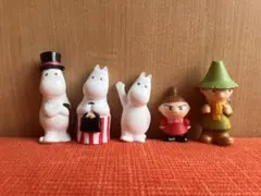 ムーミン フィギュア　ソフビ5体セット