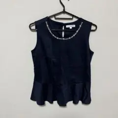 NARACAMICIE ネイビー　ビジュー　タンクトップのサムネイル