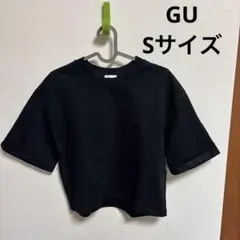 GU ジーユー Tシャツ 半袖 ブラック Sサイズ 新品未使用 レディース