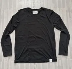 AZUL by moussy ブラック Vネック長袖カットソー S