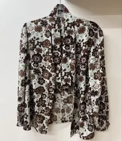 TAKEO NISHIDA 長袖花柄シャツのサムネイル