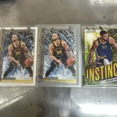 Stephen CurryカリーNBA トレーディングカード 3枚セット
