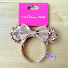 【新品/未使用】TDR ディズニー キーチェーン カチューシャ ミニー