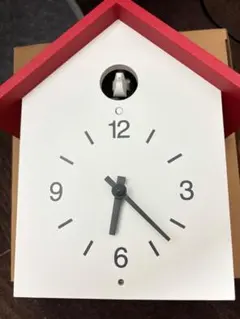 レア‼️無印良品　鳩時計　大　赤い屋根のサムネイル
