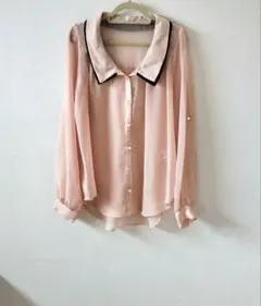 2WAY シアー シャツ ブラウス