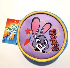 ディズニー　合皮ラウンドポーチ　ズートピア２　ジュディ