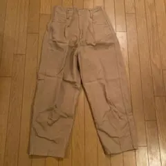 GLOBAL WORK センタープレスワイドパンツ M