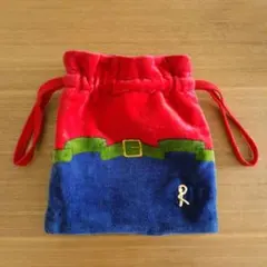 ロベルタディカメリーノ　コーデュロイ　巾着　ポーチ