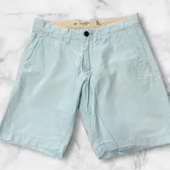 【H&M メンズライトブルー ショートパンツ 】Lサイズ 綿100%