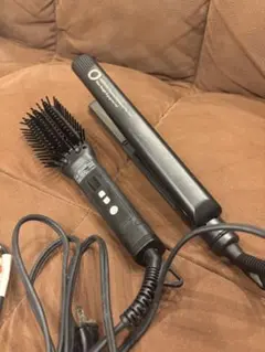 SLONIA ブラシヘアアイロン agetsuya ヘイアイロン ２本セット
