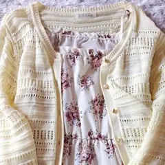 美品 ナイスクラップ  カーディガン