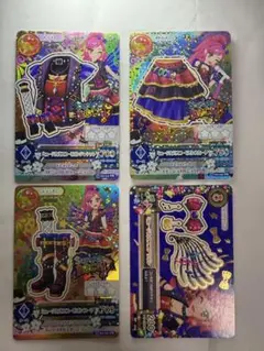 アイカツ 音城セイラ ミュージカルスコーピオンコーデ　4枚セット