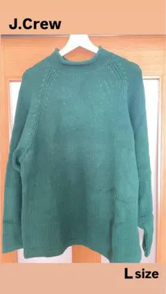 【美品】J.Crew コットンニット　90'sヴィンテージ