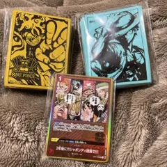 ワンピースカード　2周年　カード、スリーブ