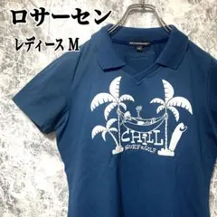 【美品】ロサーセン ゴルフウェア レディースM ネイビー色 即日発送 送料込み