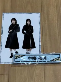 櫻坂46 中嶋優月 生写真 ケーブルクリップセット