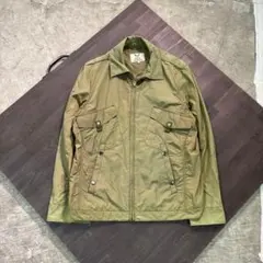 8LA1 ROCK PARKER ミリタリージャケット　ナイロン　カーキ　L古着