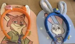 [韓国]Butter X Zootopia ジュディ＆ニックカチューシャ 2個