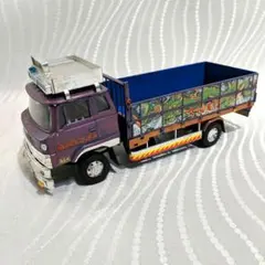 アオシマ 流れ星 (平ボディタイプ） 1/32 初代デコトラ プラモデル完成品のサムネイル