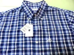 希少 新品 ヘッド ポーター プラス マドラス風素材 半袖シャツ 正規品のサムネイル