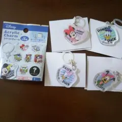 ディズニー アクリルチャーム 4個セット
