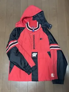 Starter Wisconsin プルオーバー ジャケット XL