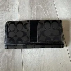 Coach ブラック 長財布